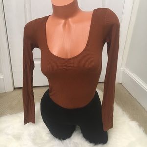 ‼️LAST CHANCE‼️Rust color bodysuit